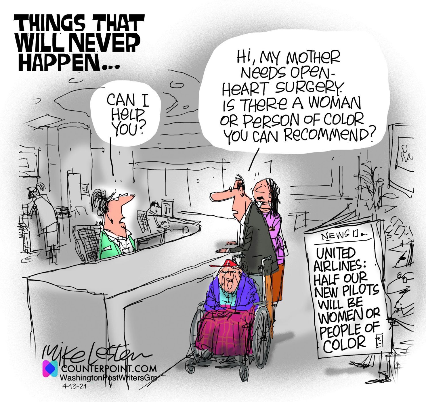 Jeff Danziger cartoon